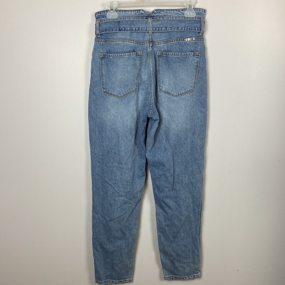 KANCAN Blossom Ultra High Rise Belted Mom Jeans - Picture 7 of 16